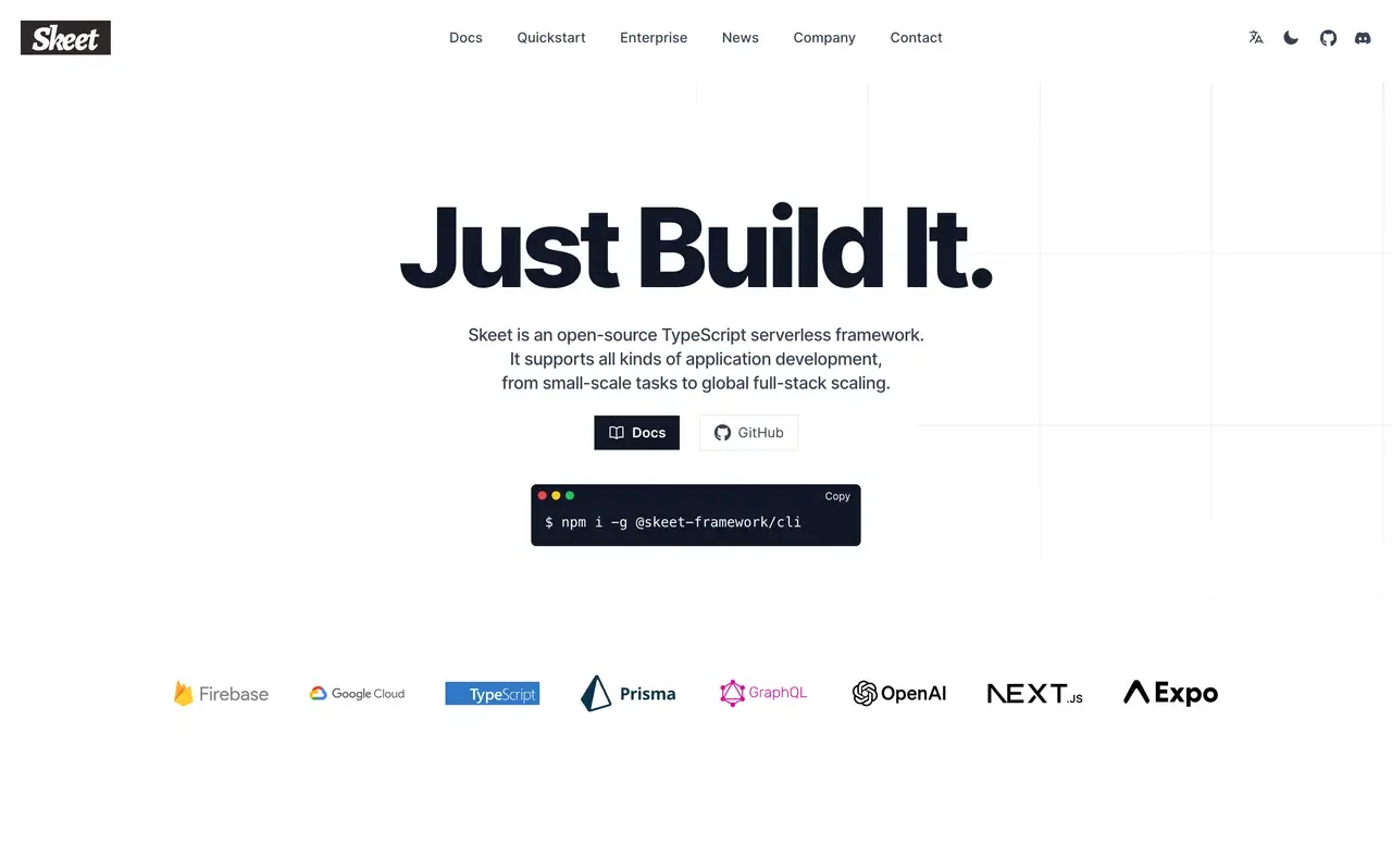 Skeet - TypeScript Serverless Framework