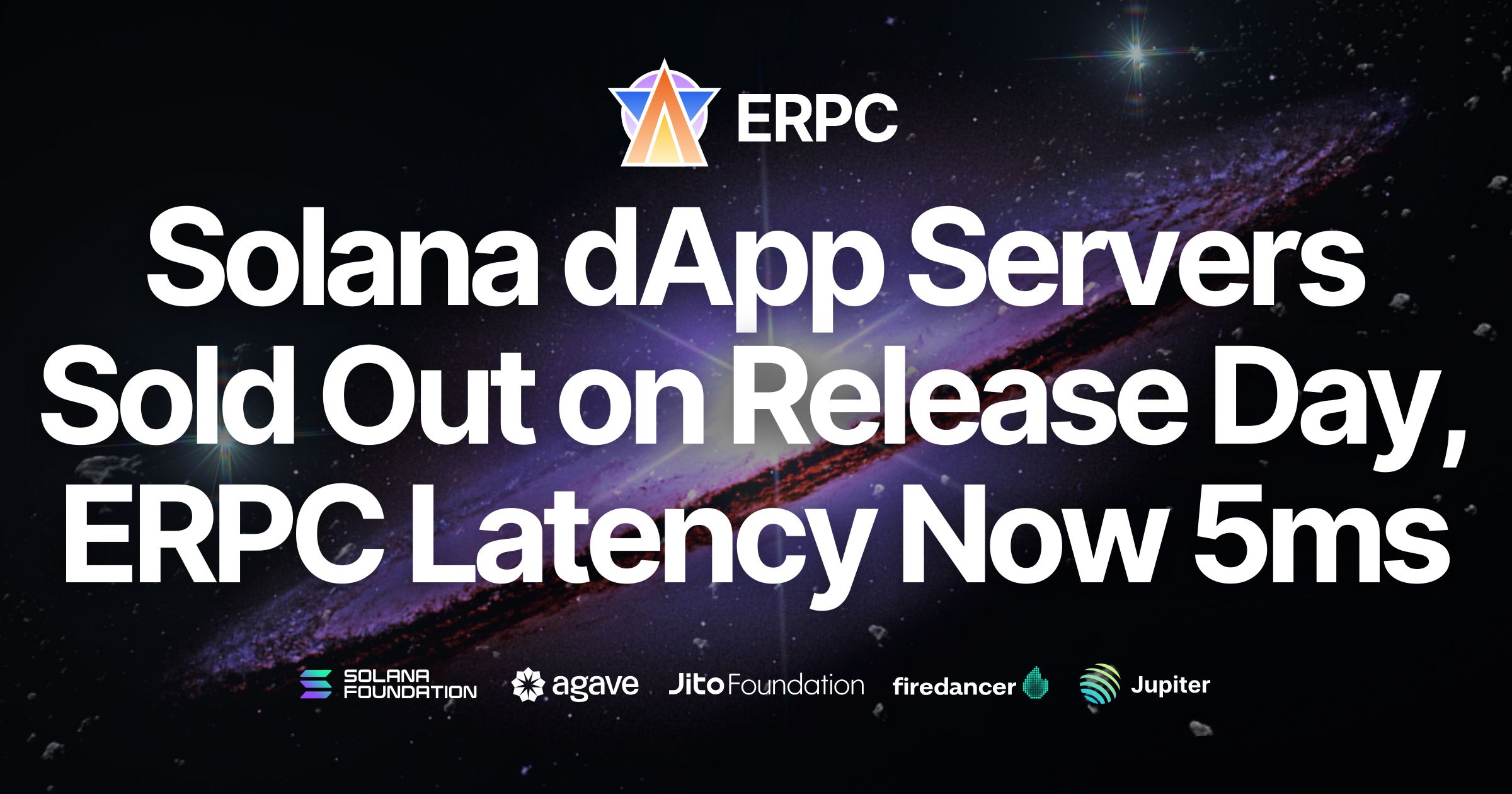 Frankfurt Solana dApp Servers Sold Out on Release Day, ERPC Latency Improved to 5ms