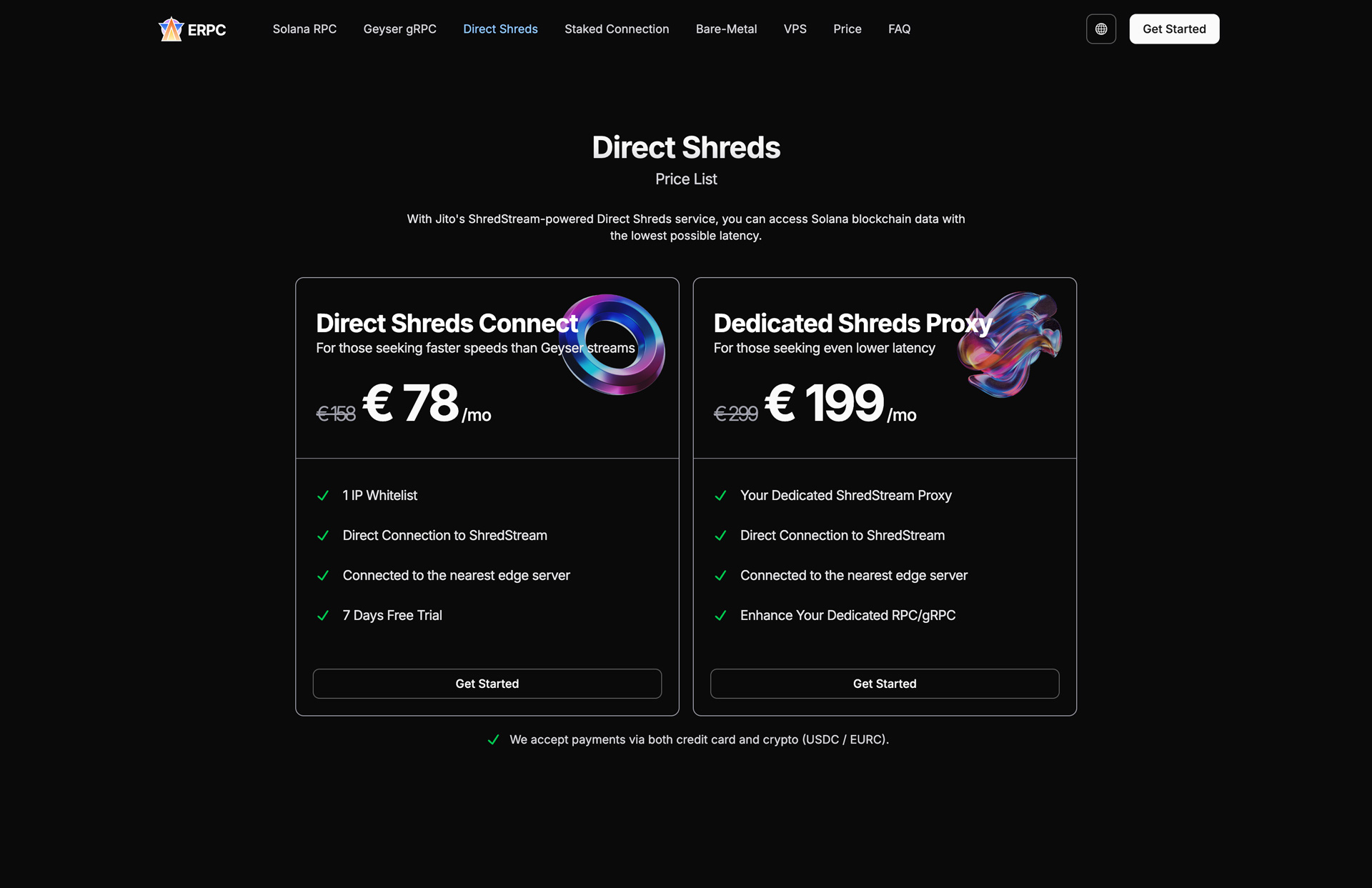 Direct Shreds Price
