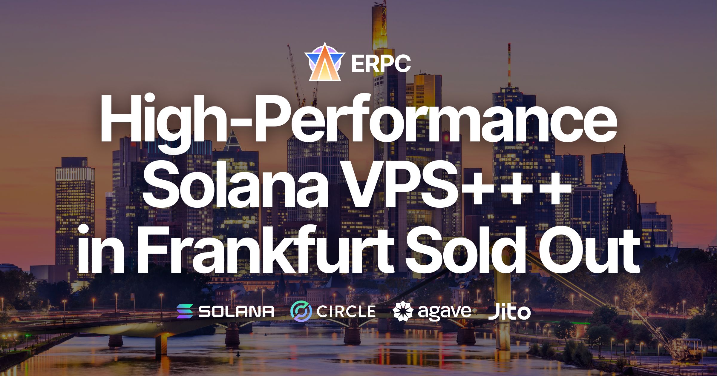 High-performance Solana VPS+++ in Frankfurt Sold Out – Region Expansion Planned
