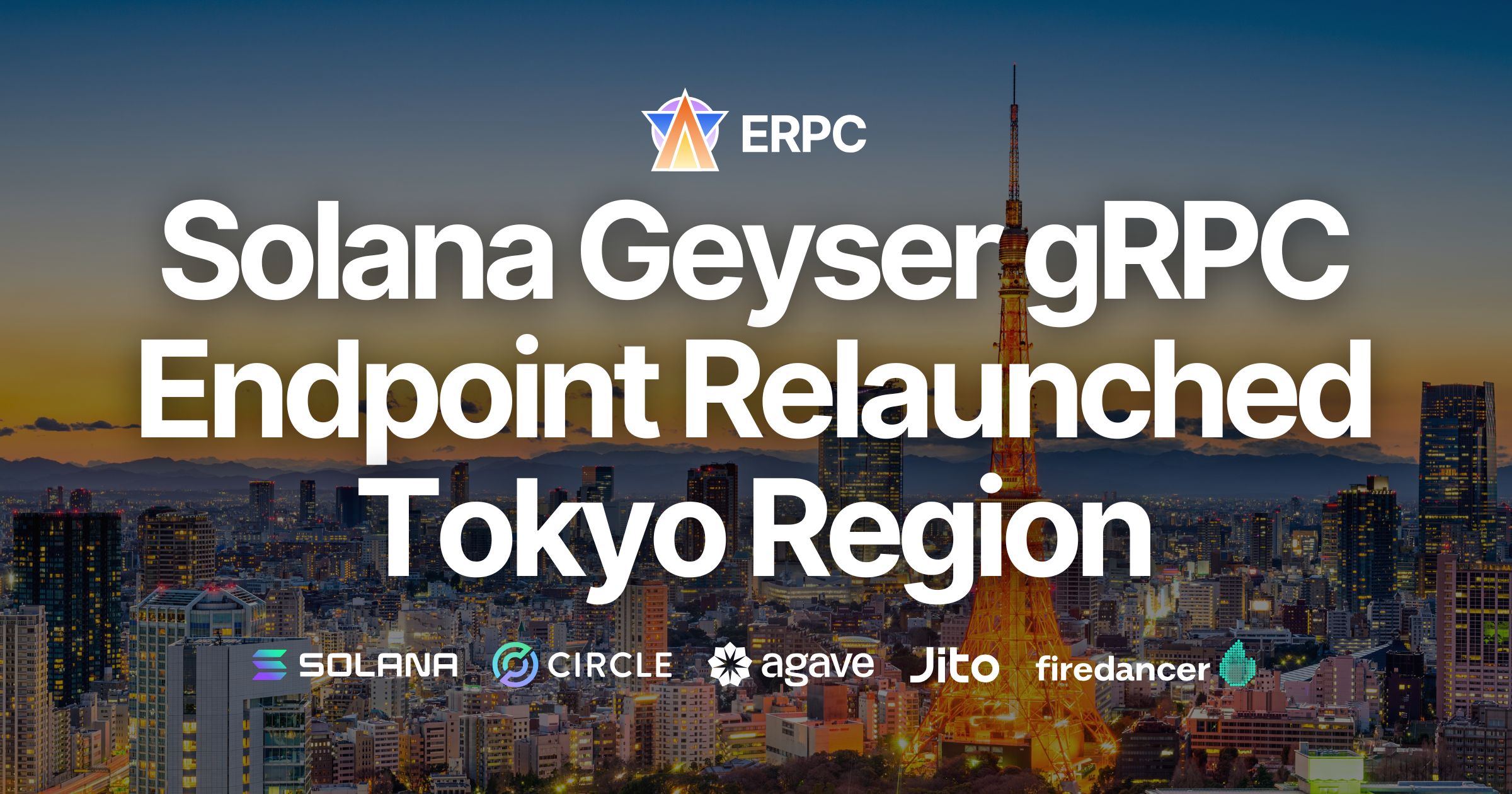 Enhanced Solana Geyser gRPC Endpoint Relaunched in Tokyo Region