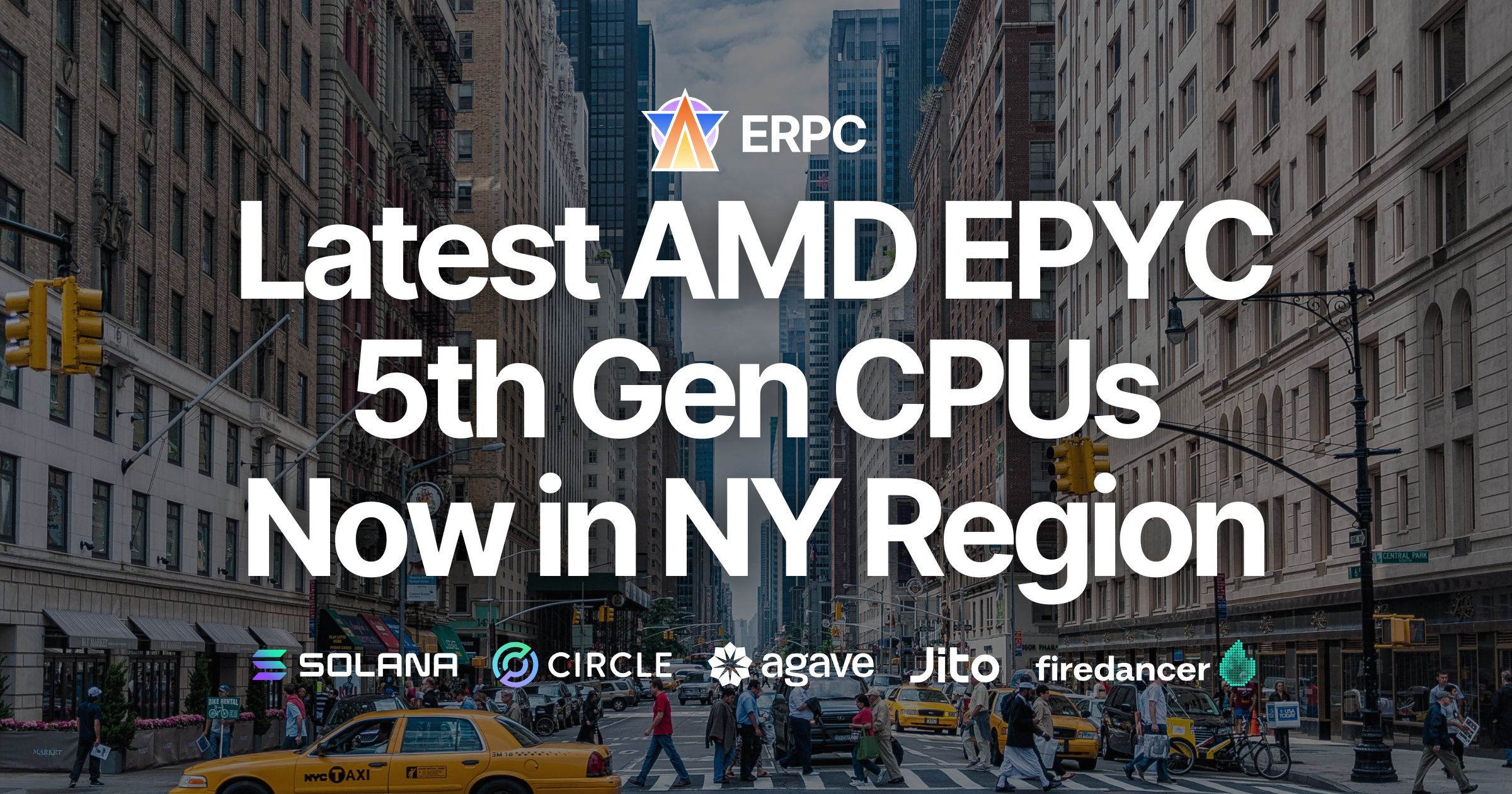 ERPC Introduces Latest 5th Generation AMD EPYC CPUs in NY Region, Strengthening Solana RPC and Geyser gRPC
