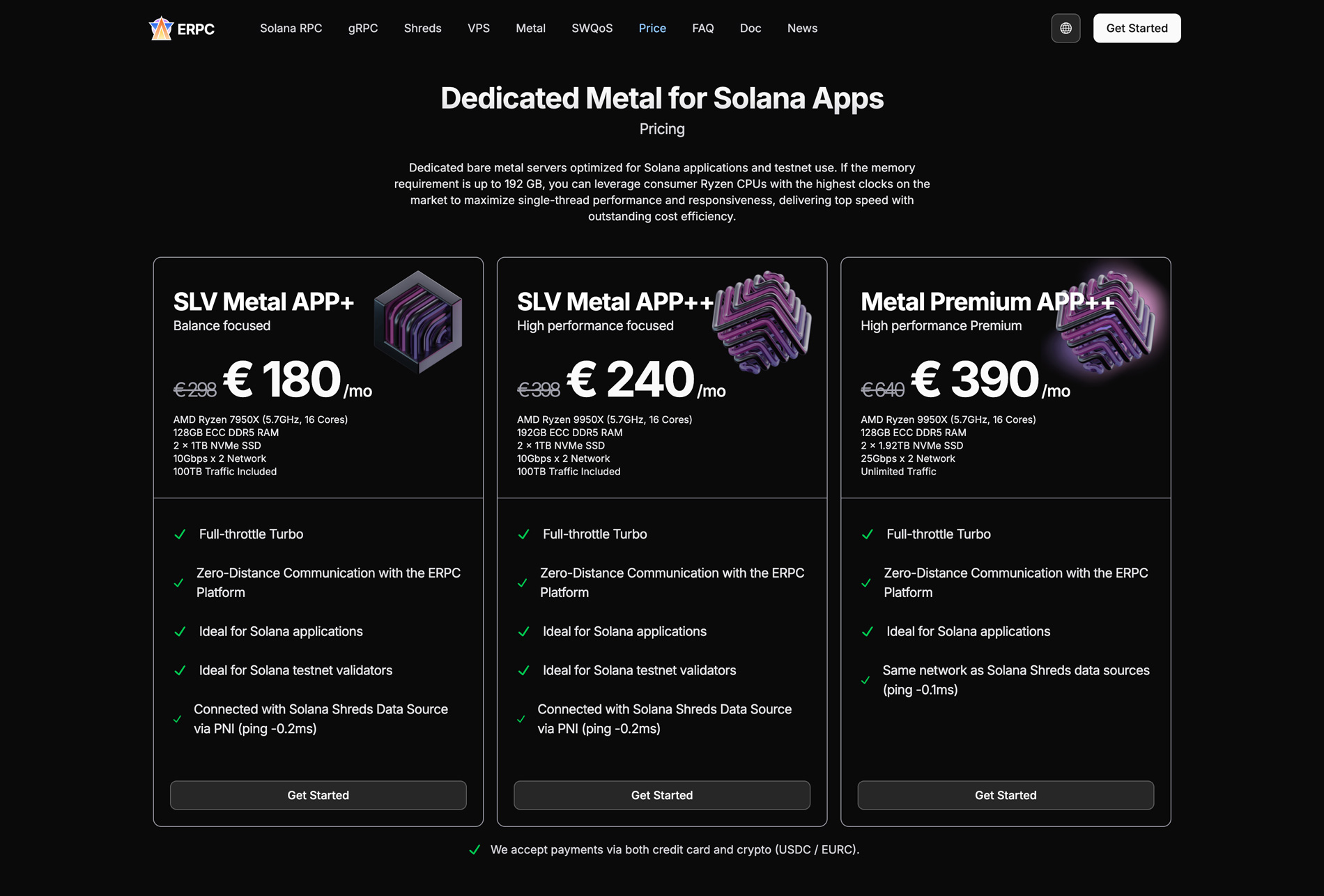 Premium Baremetal Pricing