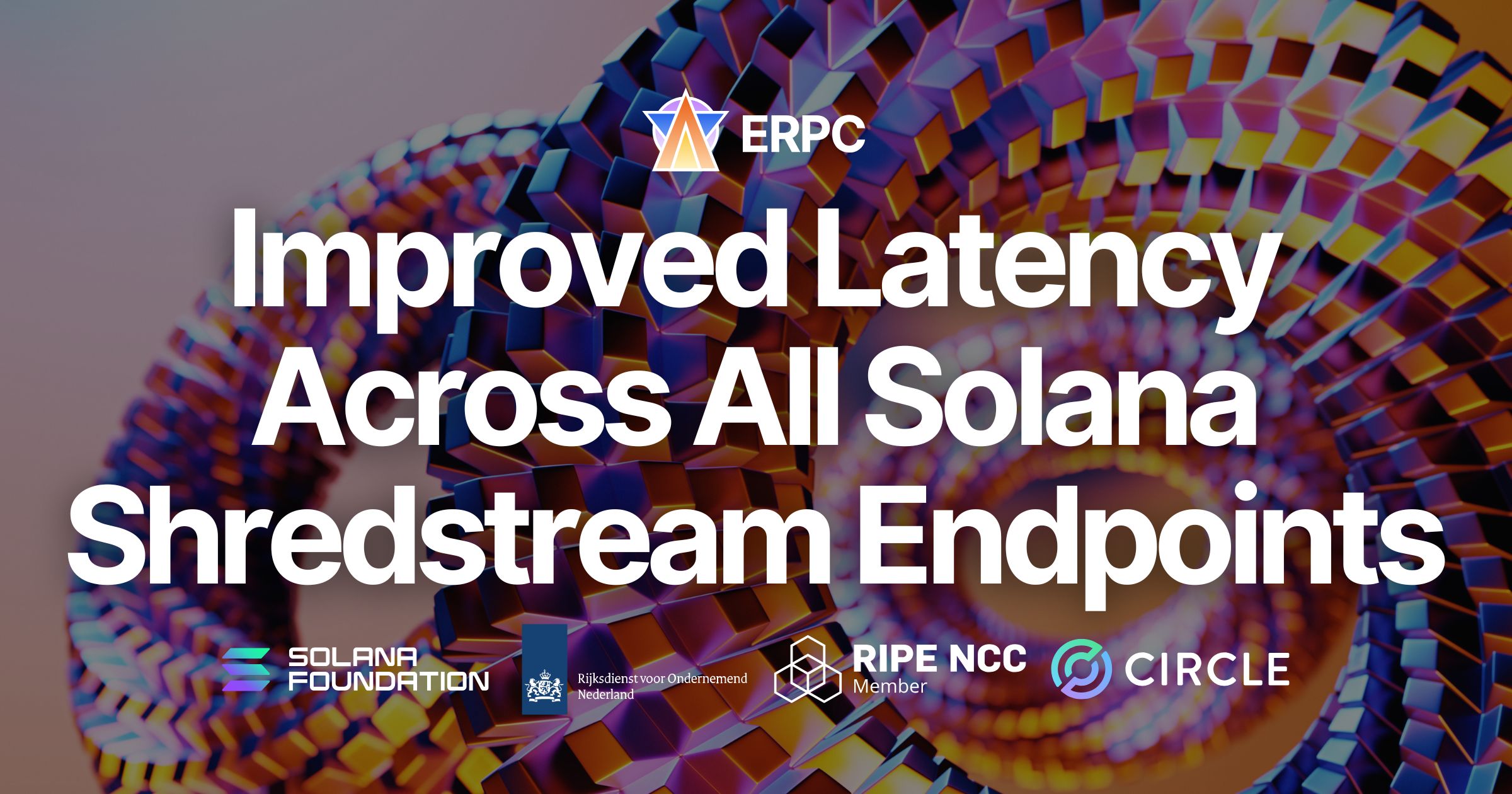 ERPC Improved Latency Across All Solana Shredstream Endpoints. Network Path Optimization and Enhanced Attack Resilience Deliver More Stable High-Speed Streams