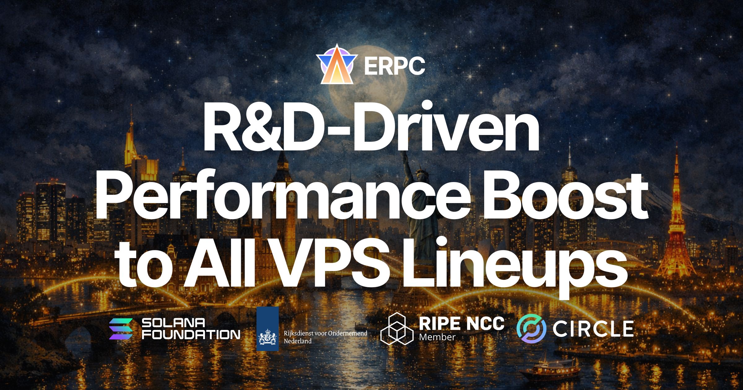 ERPC Applies R&D-Driven Performance Boost to All High-Performance VPS Lineups Across All Regions — 150–200ms P99 Latency Improvement Observed, Prices Unchanged in Product Renewal