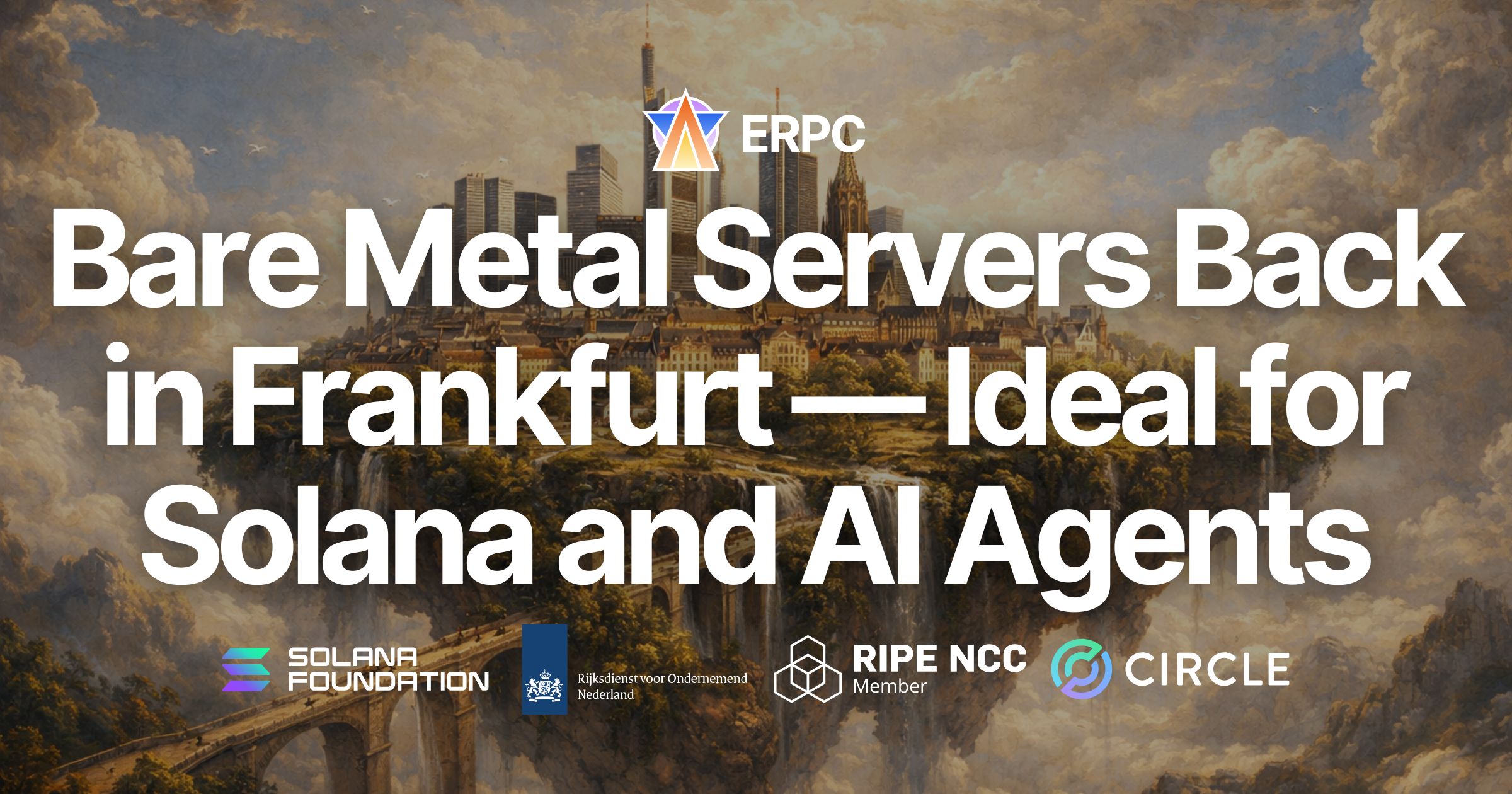 ERPC: Continuously Sold-Out AMD Ryzen 9950X Dedicated Bare Metal Servers Back in Limited Stock in Frankfurt — The Fastest Configuration for Solana Development and AI Agents, First Come First Served